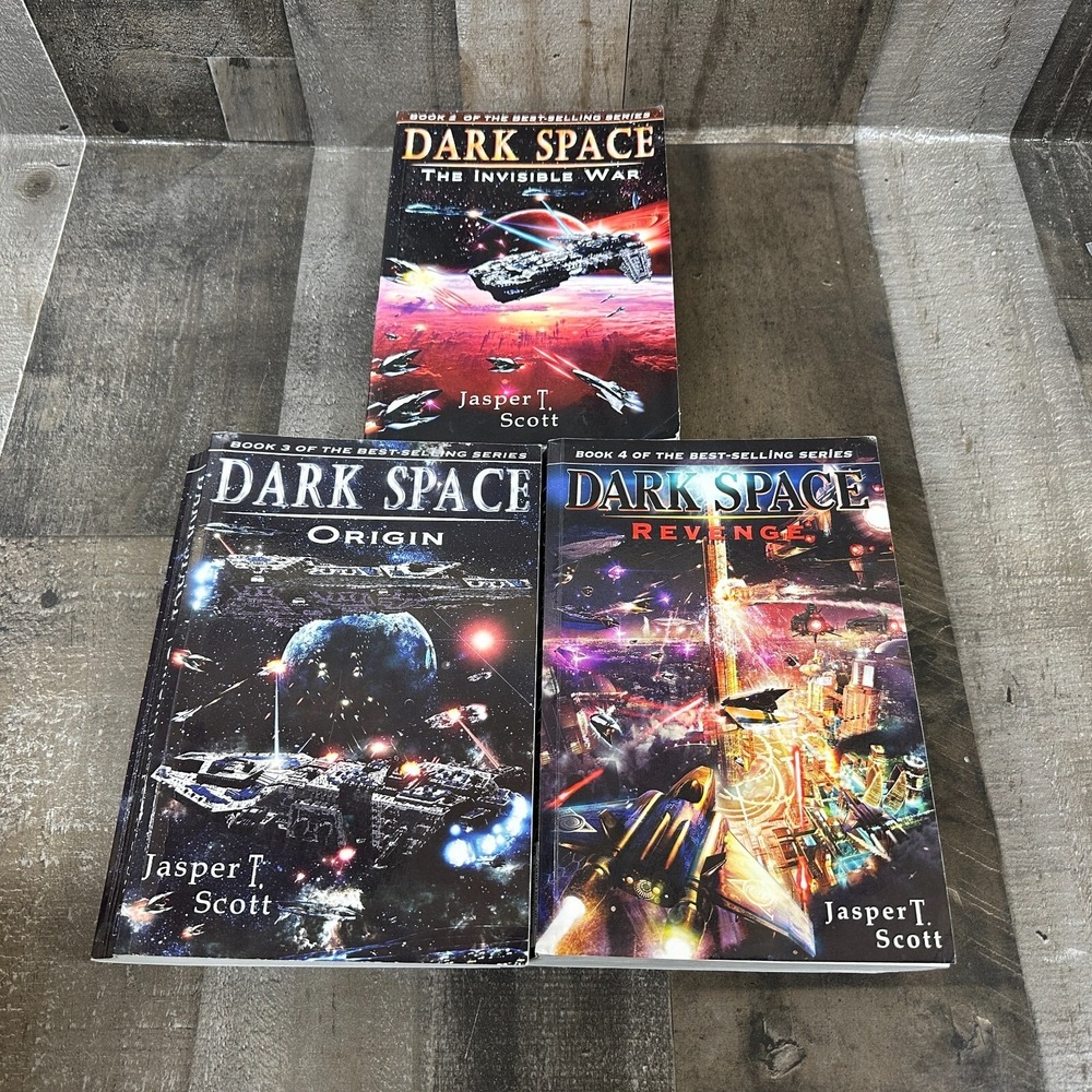 Dark Space: Origin, Invisible War, Revenge Books 2 3 4 , Scott, Jasper lot